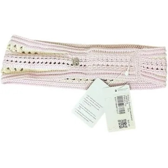 lululemon athletica Accessories - Lululemon Athletica Light Pink Crochet Headband
